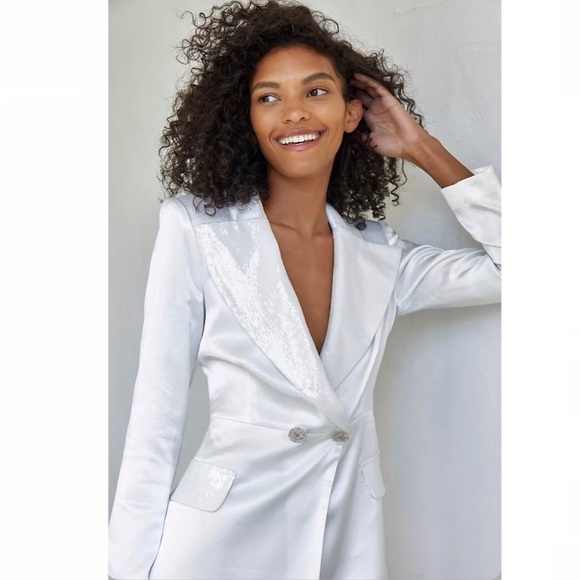 Bronx and Banco white blazer dress size xs - Picture 2 of 4